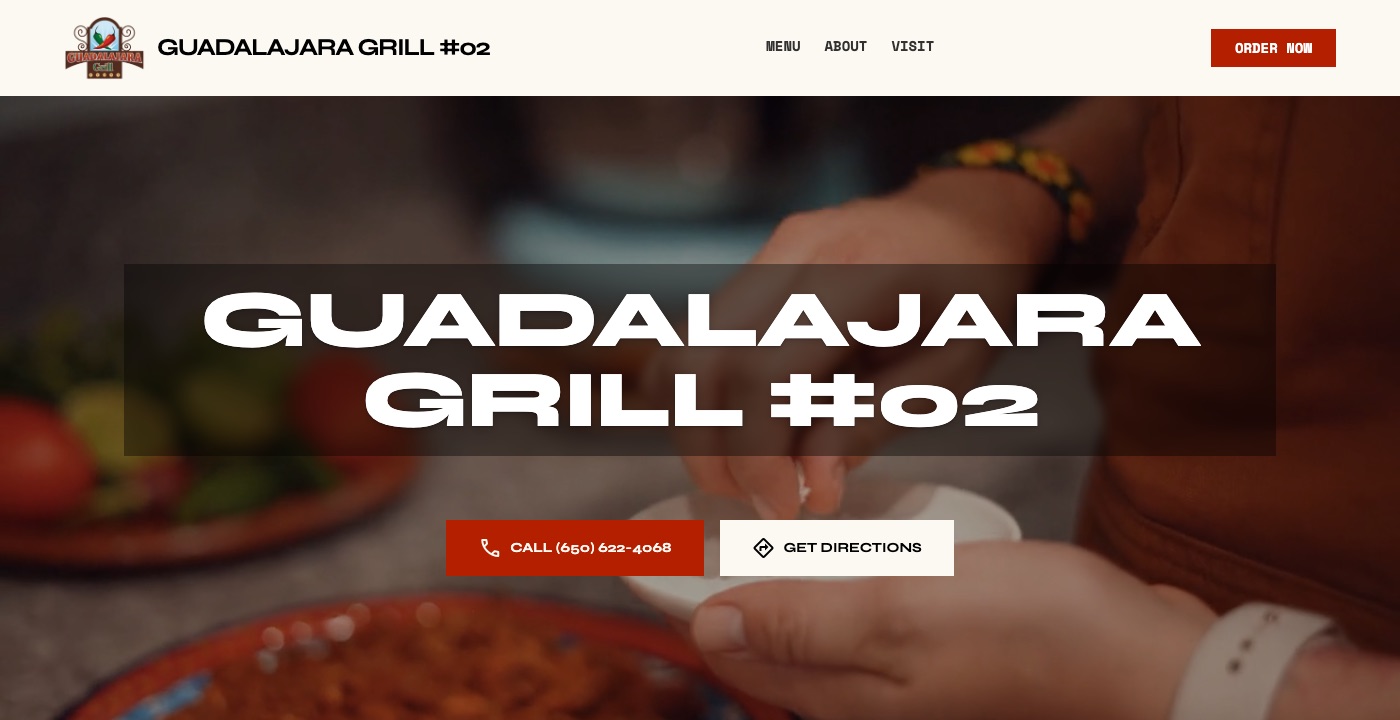 Guadalajara Grill #2 website