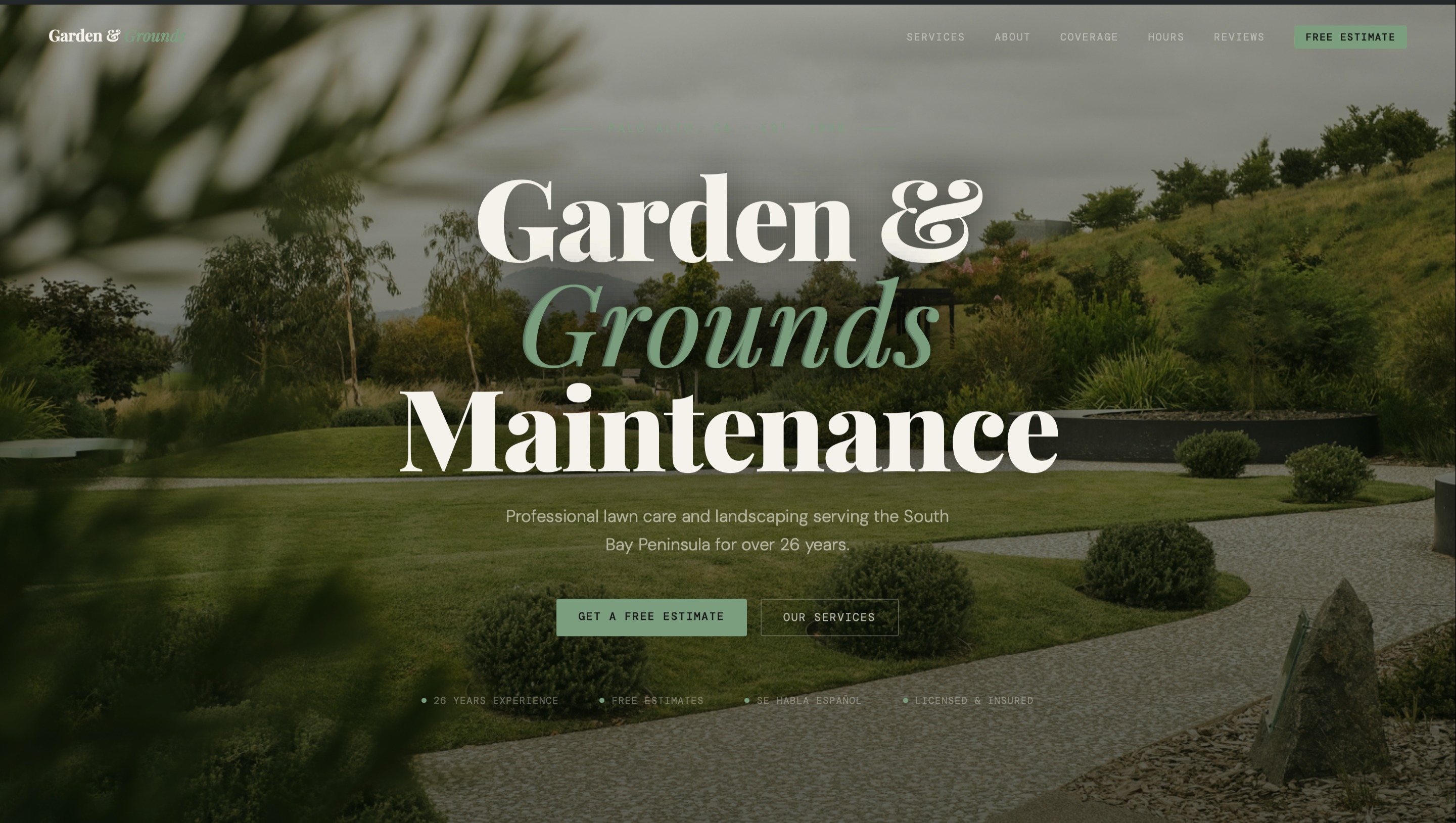 Garden & Grounds Maintenance website